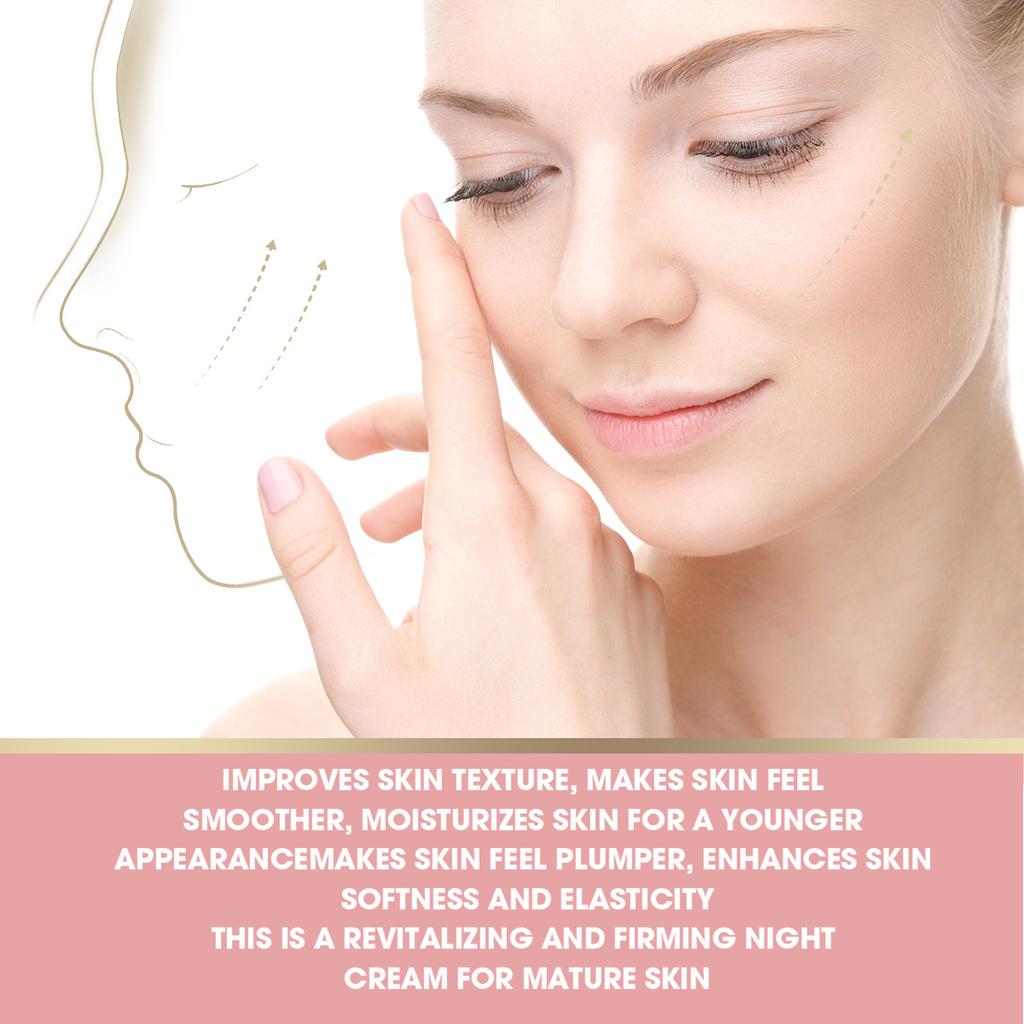 Revitalizing Multi-Function Night Cream 50g – Collagen Peptide Anti-Aging Moisturizing Night Cream