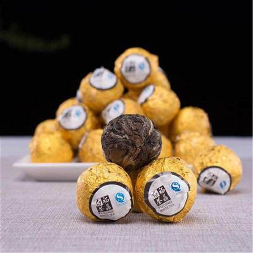 White Tea Organic Shou Mei Loose Leaf Handmade Aged Ball Shape Premium Loose Tea 5Balls