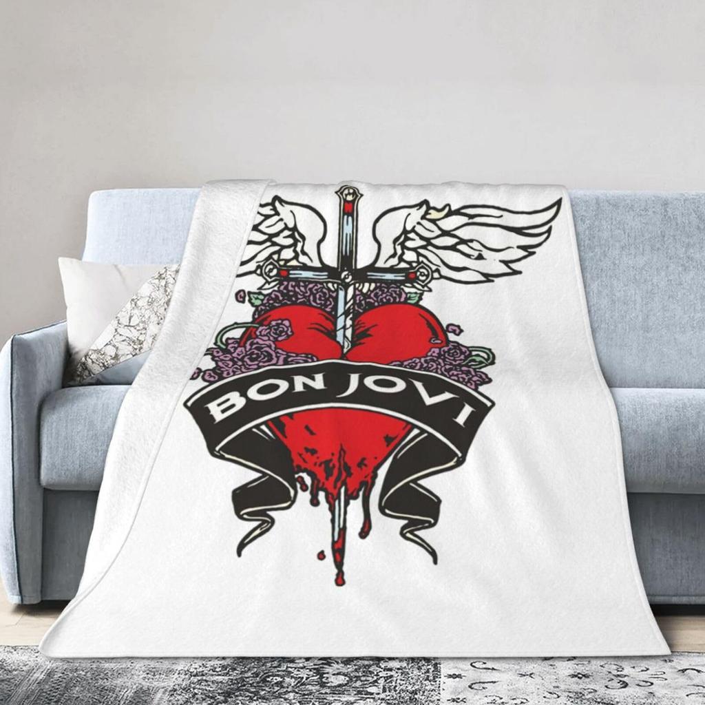 American Rock Band Blanket Home Flannel Blanket Sofa Blanket Gift Small Blanket