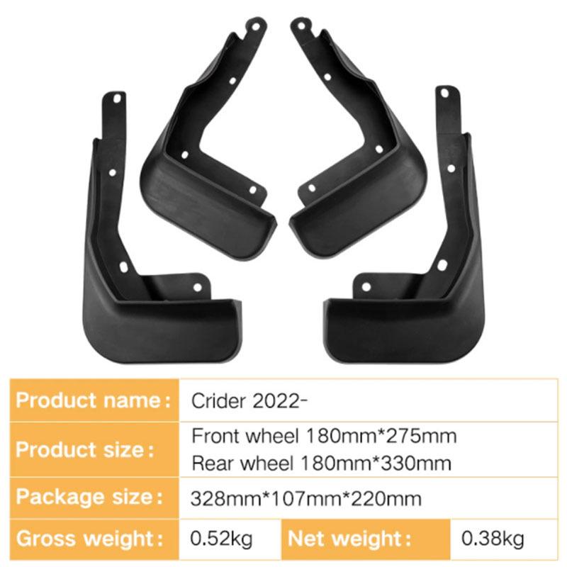 Honda Crider 2022-2023 Mud Flaps for International Trade