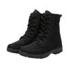 Scarpe di sicurezza in gomma gialle e nere a vita alta per uomo e donna - Protezione 21 cm