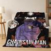 C-Chainsaw M-Man The Movie Reze Arc 3D Flannel Blanket Soft Throw Blanket Art For Home Decor Bedroom Bed Sofa Picnic Fans Gifts