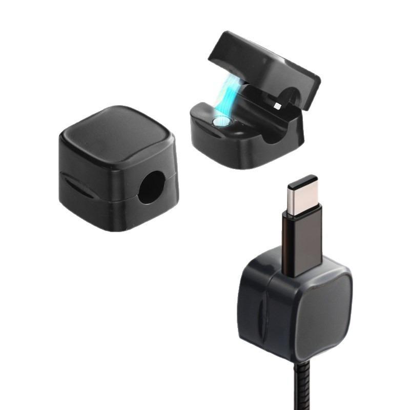 Magnetic Wire Organizer - Desktop Vehicle Data Cable Storage Charging Clip Fixing Tool - Snap Clip