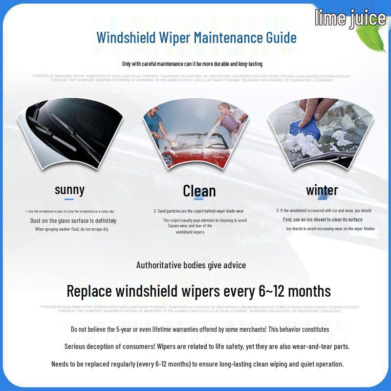 Geely Borui Wiper Blades (2015-2021 Models)