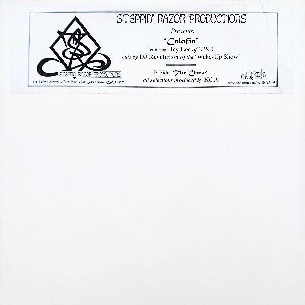 12inch Record STEPPIN' RAZOR PRODUCTIONS - Calafia / The Chase SRP1001 Steppin' Razor  1998 US Rap & Hip-Hop/R&B Used