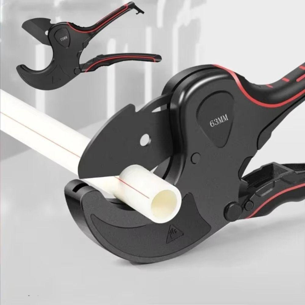 Comfortable Grip Manual Pipe Cutter Aluminum Zinc Zinc Alloy Body Ratchet Cutter  Copper Pipe Cutting