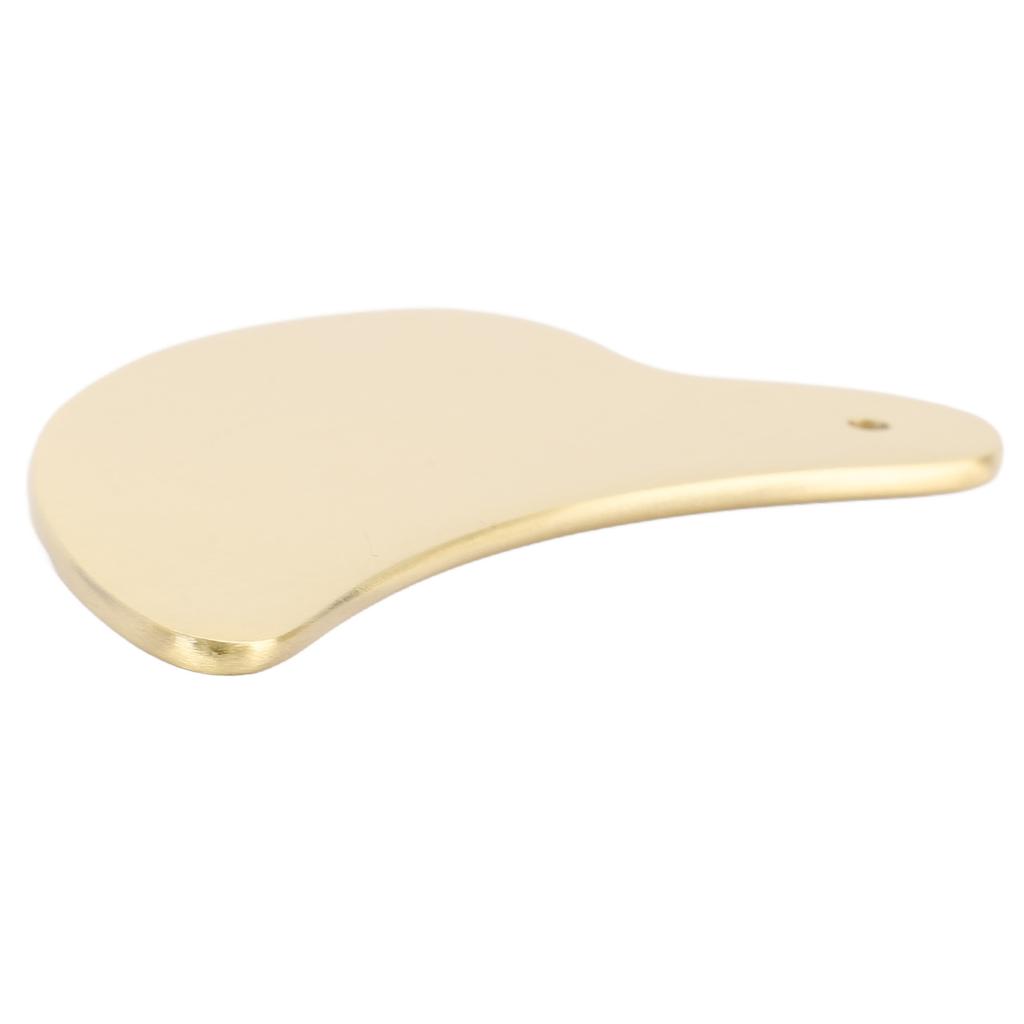 Gua Sha Facial Tool Copper Facial Scraping Massage Tool Promote Circulation Face Guasha Board Portable Face Scraping Plate for Face Lifing
