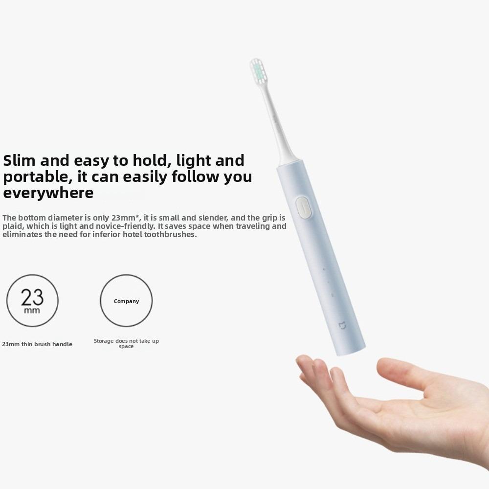 Xiaomi Mijia T200 Sonic Electric Toothbrush, IPX7 Waterproof, 30 Days Long Battery Life, USB Charging, Ultrasonic Toothbrush for Home Travel