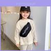 Trendy And Stylish Kids Canvas Waist Bag For Boys And Girls With Alphabet Design In Modern Colors