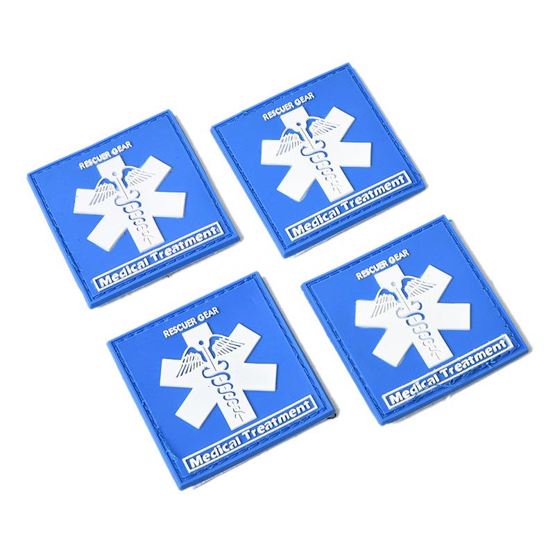 Velcro Red Cross Medical Morale Patch 50-pack