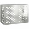 Air Conditioner Cover Silver 100 X 50 X 70 Cm Galvanized Steel