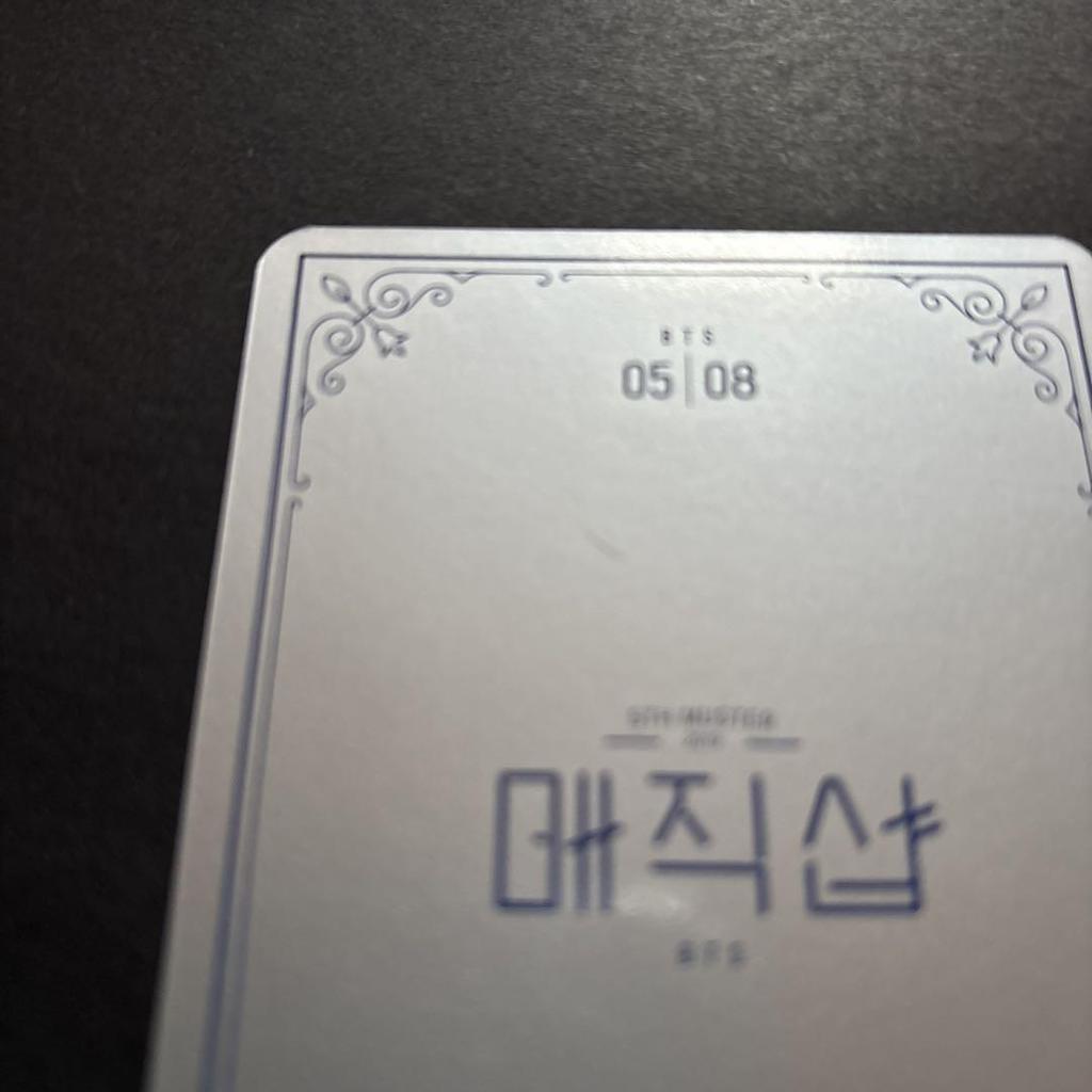 [USED] BTS Jungkook mini photo