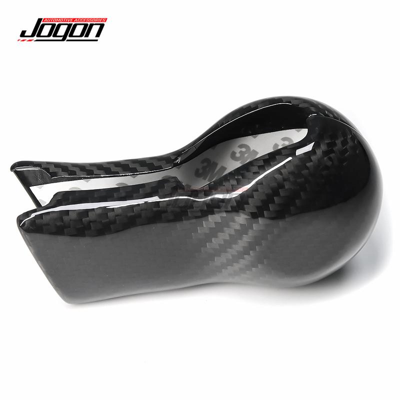 Carbon Fiber Car Interior Center Gear Shift Head Knob Panel Cover Trim For Chevrolet Camaro LT1 Turbo ZL1 2016-