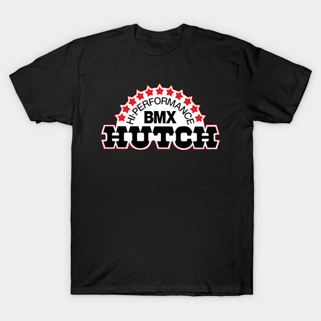 

Men Black Print T-shirt Hutch Bmx 1980 - 1986 Hi•Performance No-Cut Transfer Paper Print Cotton Tshirt 2XL чёрный