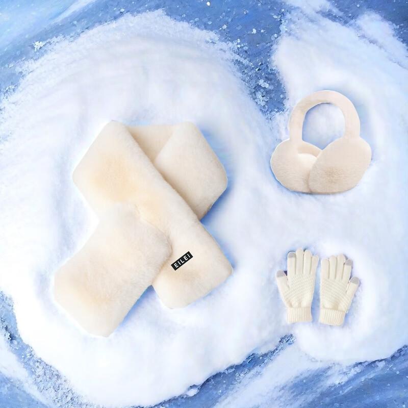 EILEI Warm Scarf and Fleece Set