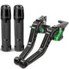 Italika 250Z Motorcycle CNC Brake & Clutch Levers with Handlebar Grips | South America Compatible