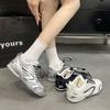 Star with the Same 2025 New Paris Flat Color Matching Hollow Forrest Gump Shoes Summer Leisure Sports Dad Shoes Women's Tide