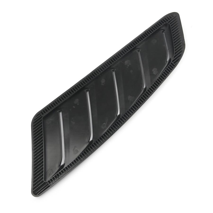 2PCS Universal 19.88" ABS Plastic Car Air Intake Scoop Bonnet Hood Vent Front Ho