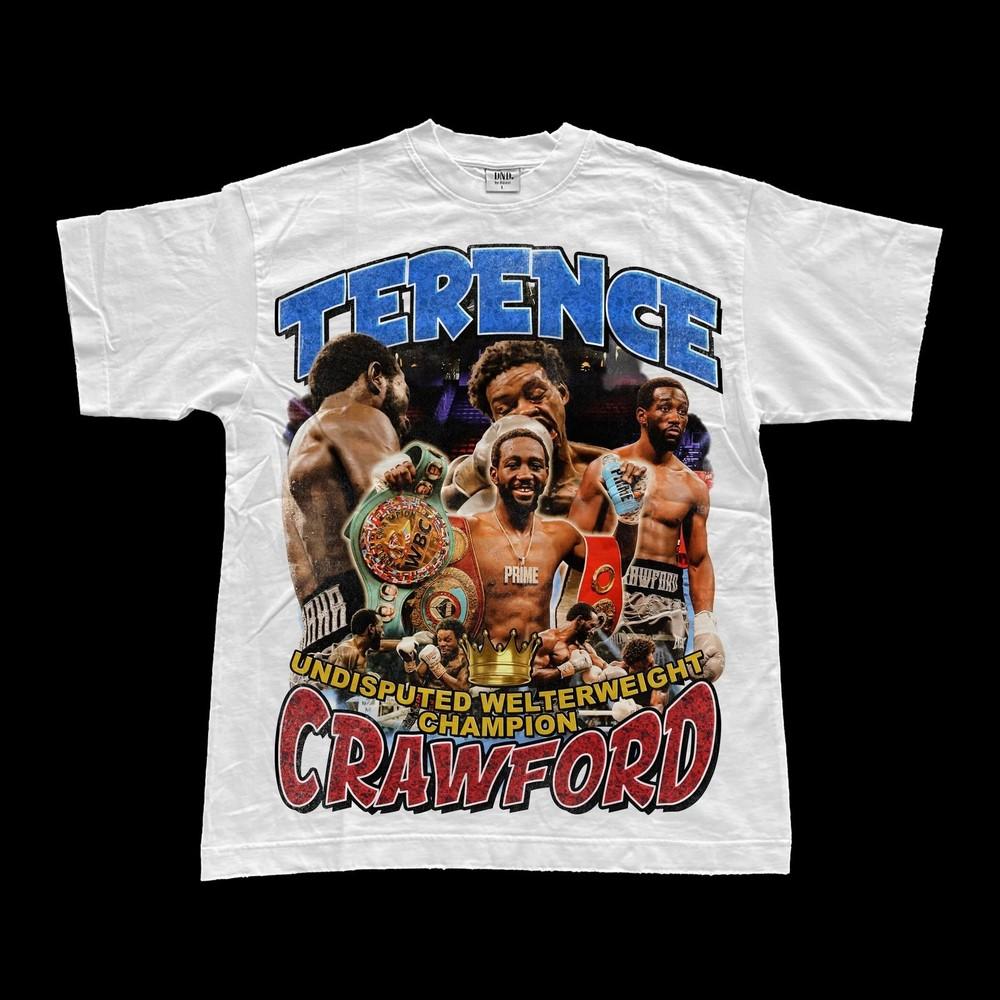 Terence Crawford WHITE T Shirt Size S-5XL cOTTON Unisex T-Shirt XXL