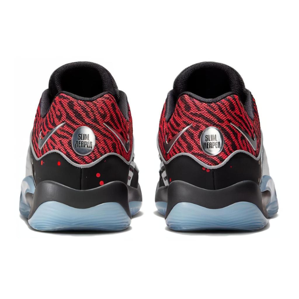 Nike KD 16 EP Slim Reaper Herren-Sneakers Schwarz Metallic-Silber Leuchtendes Karmesinrot DV2916-004