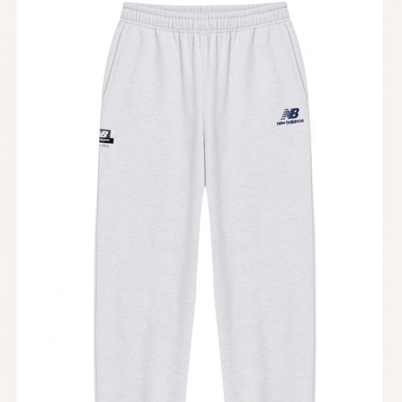 New Balance Team Stacked Jogger Pants Men woMen Long Gray Pants Nbmld42923 16