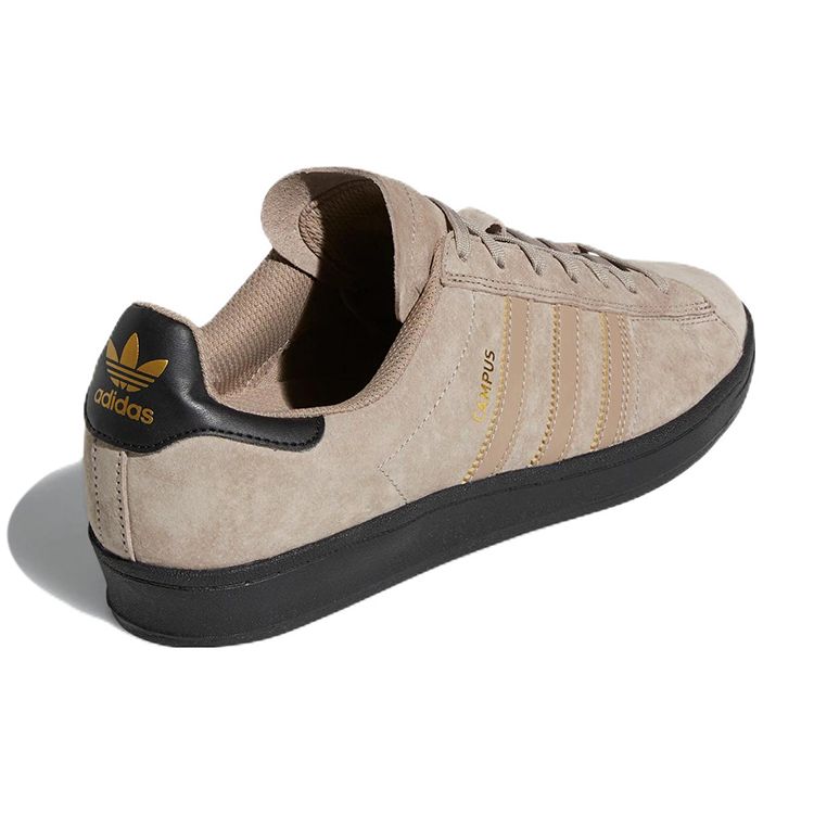 Adidas Zapatillas Campus ADV Chalky Brown para hombre doradas y metálicas GW3130