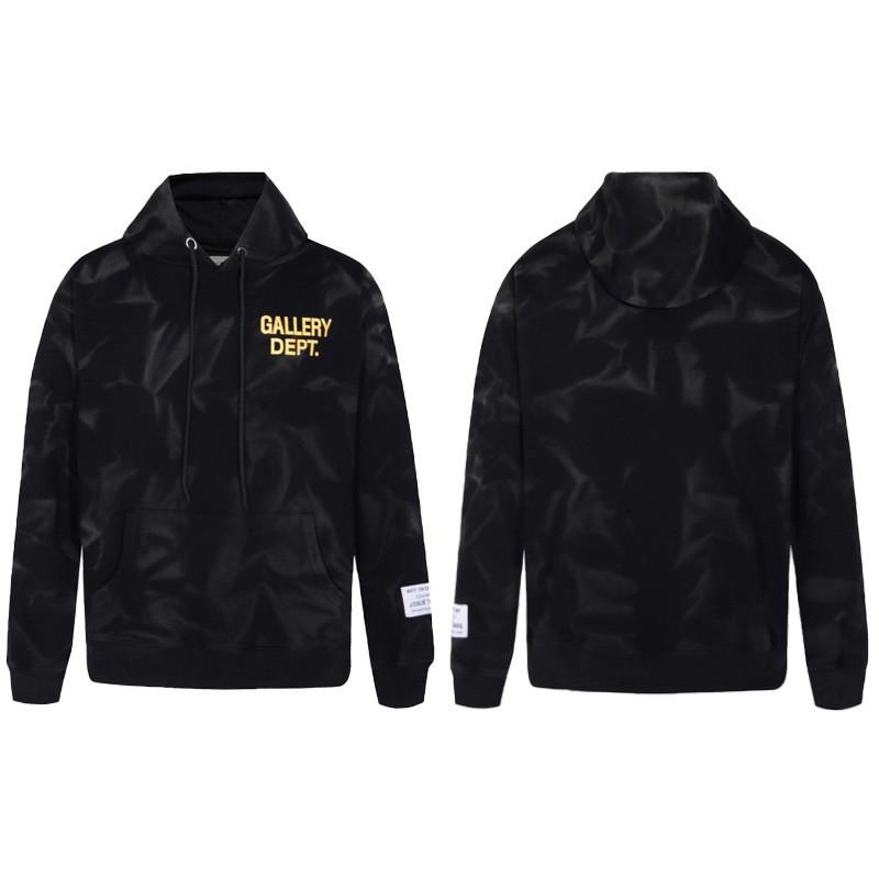 Gallery Dept Streetwear Hoodie Men Women - Oversized Cotton Pullover With Bold Letter Print Casual Wear