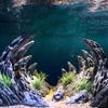 Resin Aquarium Decoration Fish Tank  Simulated Canyon Ornament Acuario Rocks for Aquarium Fish Decor 2pcs