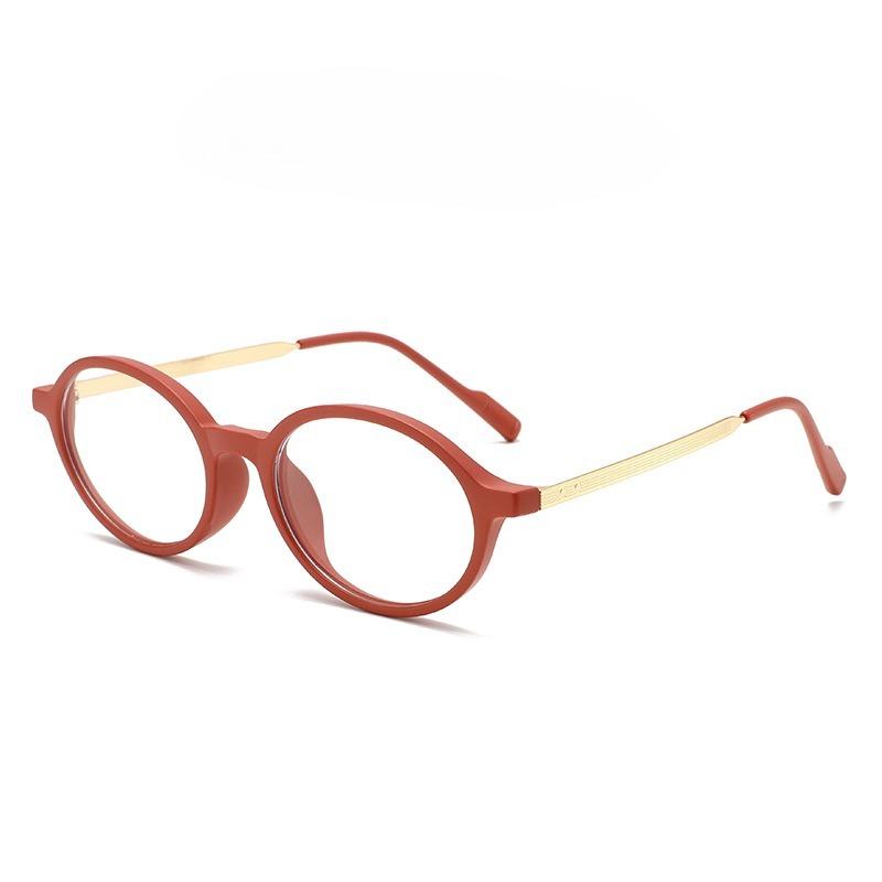 

New Oval Frame Anti-Blue Light Myopia Glasses for Women Fashionable Ultra-Lightweight High Definition Eyewear Unisex 0 To -4.0 0 розовый