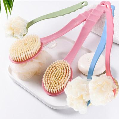 Long-Handle Soft Bristle Bath Brush Set