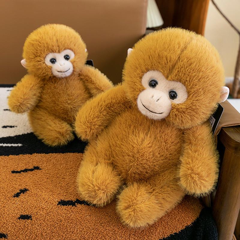 Nosed Snub Golden Monkey Plush Toy Stuffed Animal Cute Doll Kids Soft Comforting