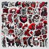 50 New Gothic Style Graffiti Stickers Mobile Phone Computer Waterproof Decorative Stickers Creative DIY Gothic Stickers