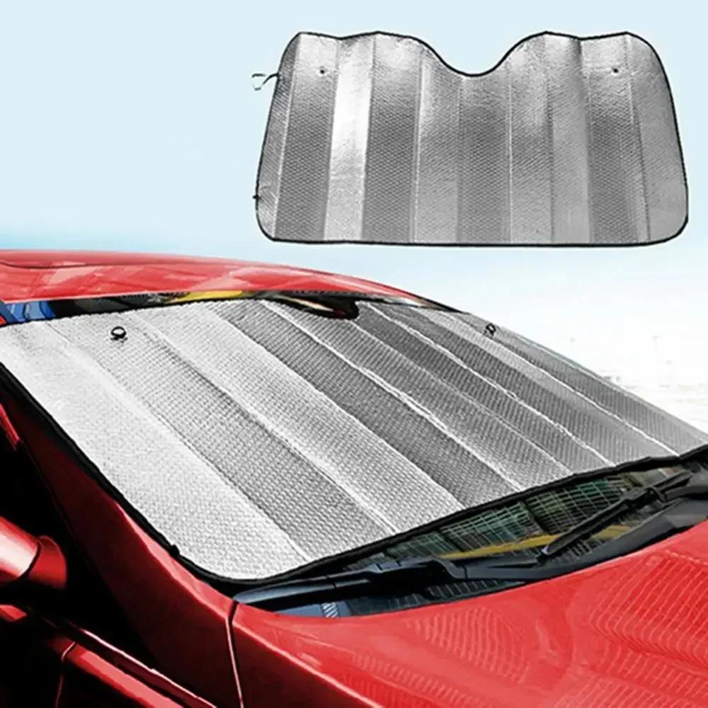 Car Front Window Sunshade UV Protection Shade Sun Protector Windshield Visor Cover Auto Curtain Sunshade Accessories
