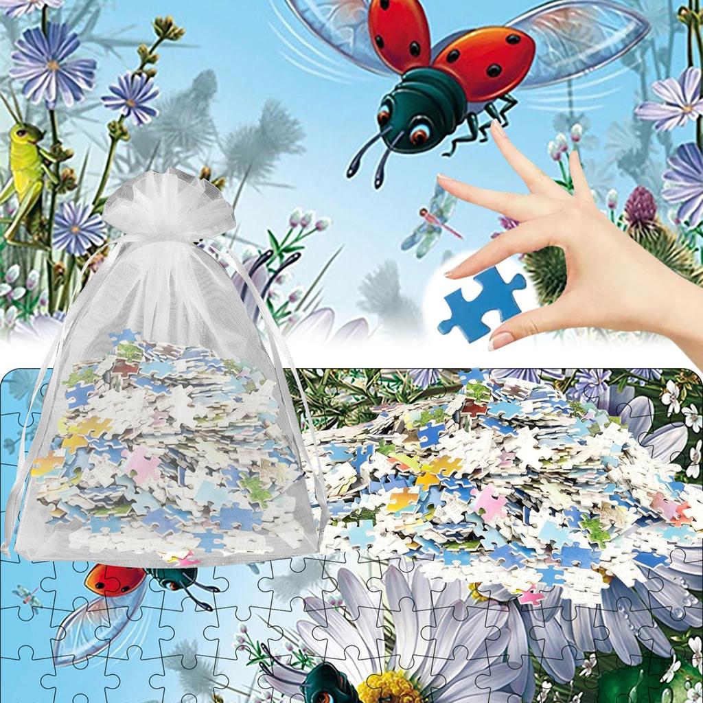 Seven-Spotted Paper Puzzle DIY Animal Model Educational Craft Toy For Kids