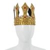Vintage Luxury King Crown Cosplay Headpiece for Parties and Weddings Adjustable Size Props Crownpiece Roleplay Accessory