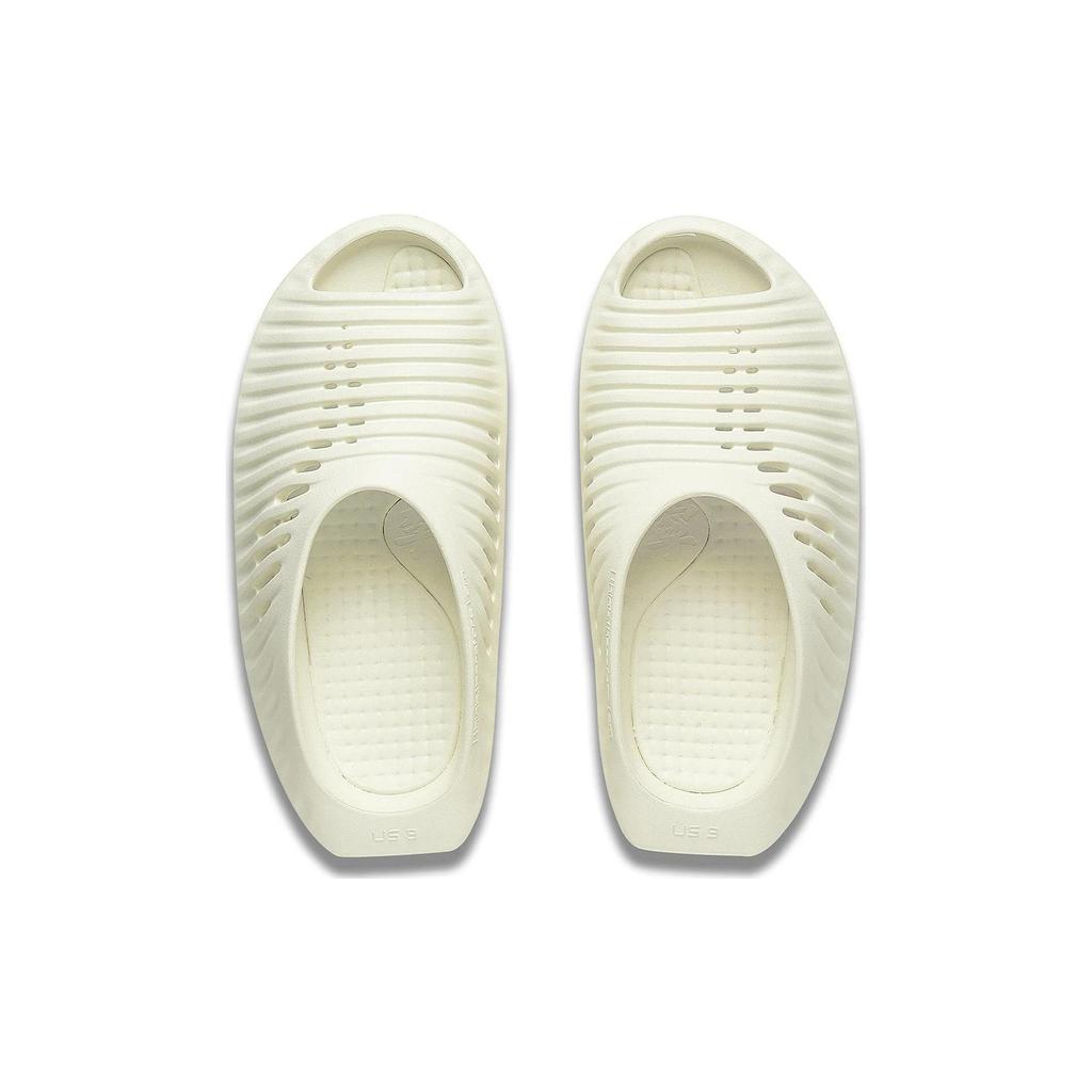 Li Ning Jet Sky Black Slay Casual Slide Slippers Unisex Cream White AZST011-1