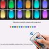 Creative Wood Grain Remote Control Touch Night Light: 13-Color Bedside Table Lamp