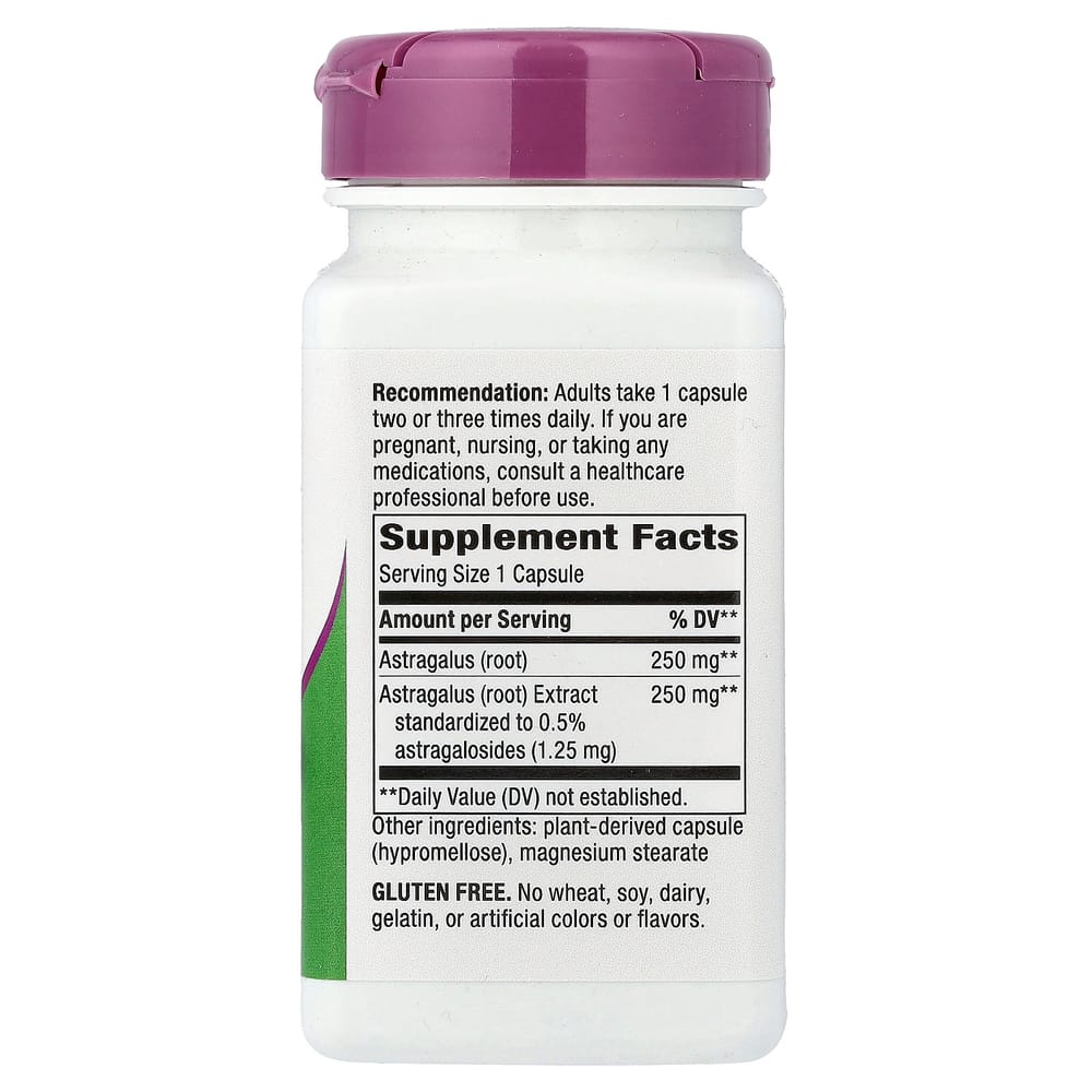 Nature's Way Astragalus Veggie Capsules, 60 Count