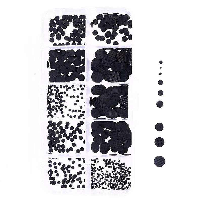 500PCS 1.8mm - 8mm Different Sizes Conductive Silicone Pads Keypad Repair Kit For IR Remote Control Conductive Rubber Buttons