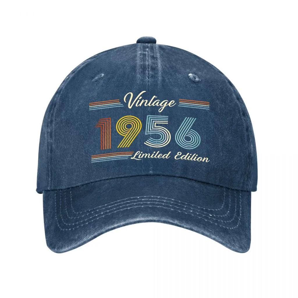 Vintage Limited Edition Baseball Cap Adjustable Neutral Printed Cap for Parties Birthday