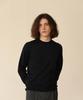 BELLIEF Wool Soft Round Neck Knit (Navy)