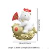 Cat Figurine Money Bank for Home Use Resin Decoration Kids And Adults