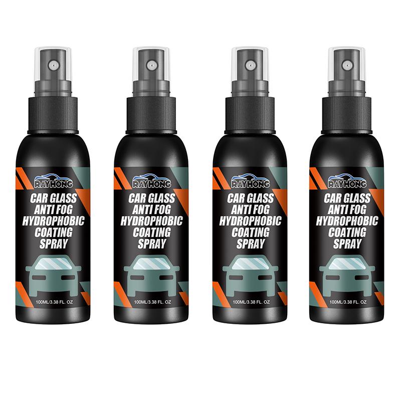 100ml Car Windshield Spray Anti Rain Coating Cleaner Stains Antifog Coating Liquid Auto Rearview Mirror Water Repellent Spray