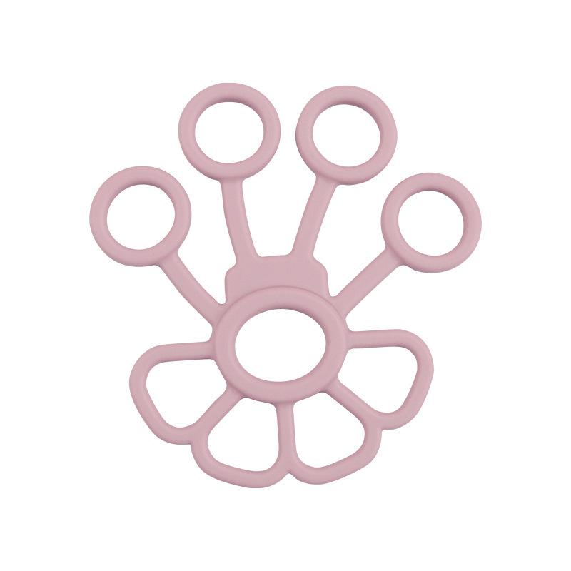 Silicone Five-Finger Grip Strengthener & Wrist Strap Finger Stretcher