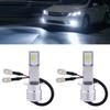 Pair 80W H3 Car Headlight 3570 2SMD LED Bulb Head Lamp 4000LM LED Chips Fog Bulb 6000K White Blue Yellow DC12V 24V