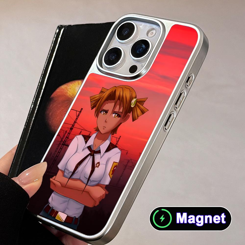 Everlasting Summer Alisa Silver Plating Magsafe Mobile Phone Case for iPhone 17 16 15 14 13 12 11 Air Pro Max Plus Cover
