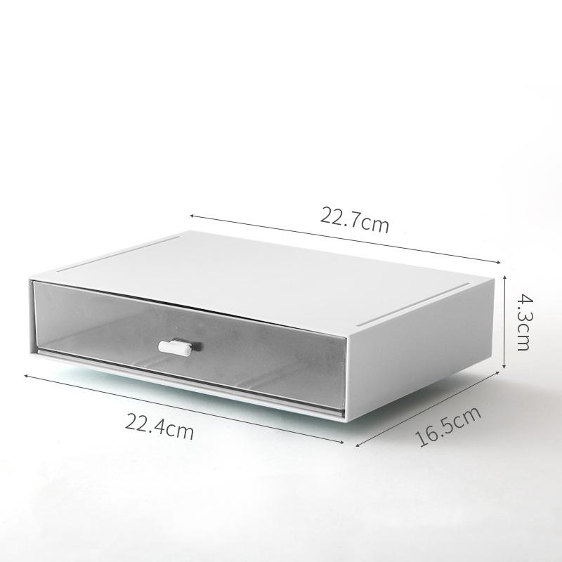 Desk Storage Drawers Desk Document Sundries Holder Cosmetic Desktop Organizer Box Cabinet Home Office Stationery Stackable Box