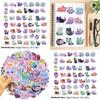 Colorful Starry Sky Cat Graffiti Stickers Decor For Guitar Notebook Luggage Diy Waterproof Decals Wholesale