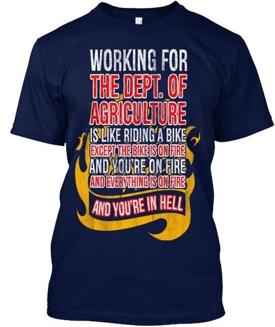 

Working At The Department Of Agriculture TTshirt Made in the USA Size S to 5XL 4XL