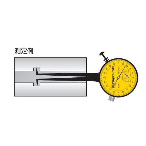 Niigata Seiki SK Made In Japan Dial Caliper Gauge, Inner, 10-35mm, BI-1